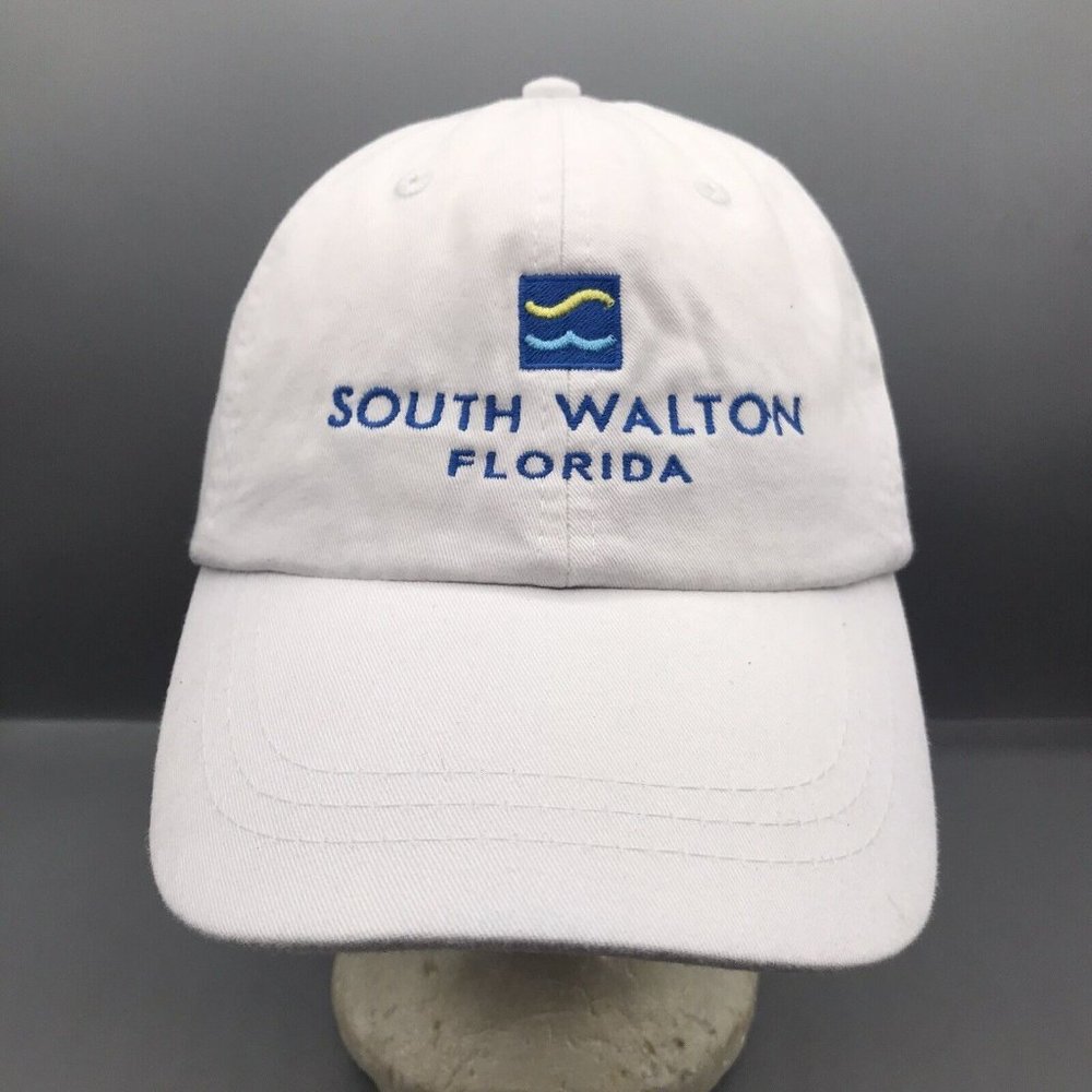 Adams Cool Crown SoWal Hat South Walton County Florida Ball Cap Adjustable NEW